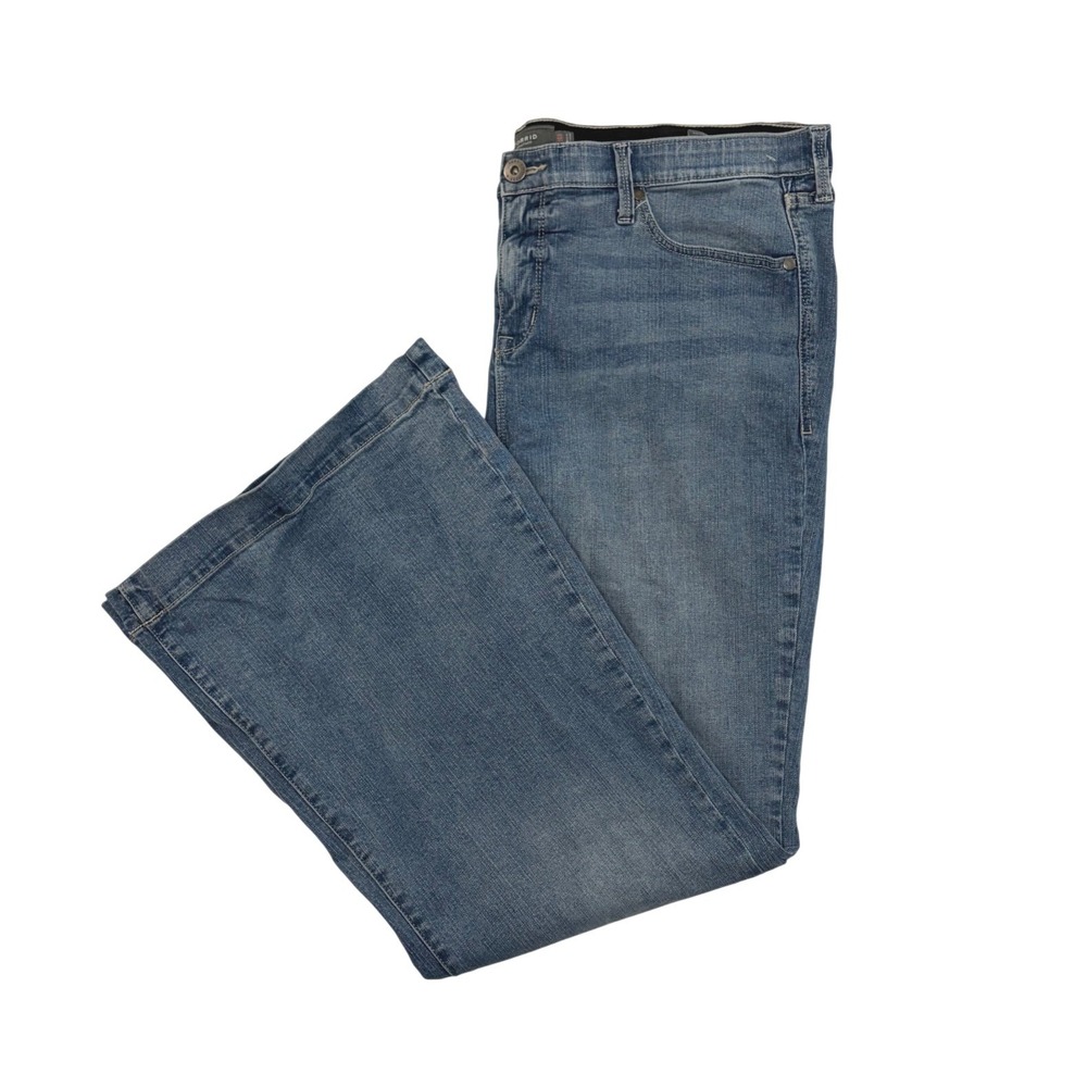 Torrid Feel The Fit Flare Jeans Medium Wash Blue Denim 16R 13567837
